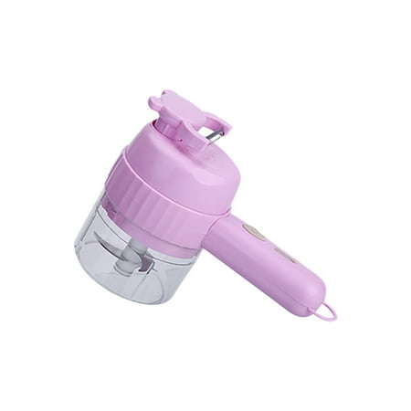 

Muti-Function Portable Electric Vegetable Cutter Set Food Electric Chopper Portable Mini Electric Food Blende Apply To Meat Garlic Pepper Chili Celery Clearance Items