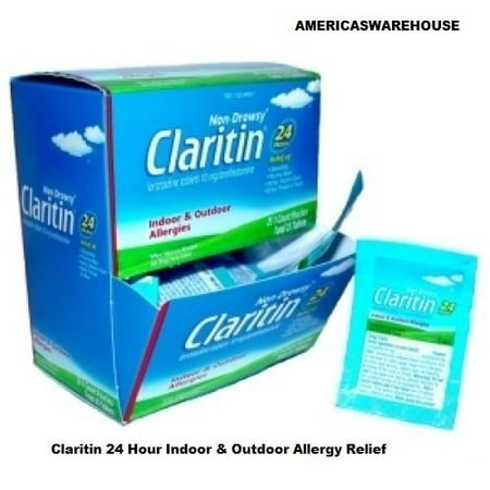 Claritin 24 Hour Non-Drowsy Allergy Relief Tablets, 10 mg, 5 (Best Allergy Medicine For Kids)