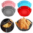 thumbnail image 1 of YAOMOBB Cake Mold Easy to Clean Baking Pan Non Stick Silicone Multifunction Portable Frying Pot Liner Roasting Tray Kitchen Gadget Roasting Tray, 1 of 6