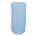 thumbnail image 4 of Prolriy Sleeveless Summer Tops for Women Trendy Women Plus Size Loose V Neck Sleeveless T Shirts Chiffon Pullover Tank Tops Going Out Tops for Women, Womens Tops Blue L, 4 of 5