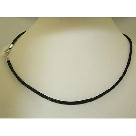 Silk Cord with 925 Sterling Silver Clasp