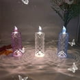 thumbnail image 6 of Led Rose Halo Candle Lamp Bedside Lamp Restaurant Atmosphere Imitation Crystal Creative Gift Lamp, 6 of 14