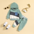 thumbnail image 2 of ASFGIMUJ Toddler Boys Long Sleeve Hoodie Tops And Pants Kids Two Pieces Set Set Outfits Kids Clothes,Size 2 Years-3 Years, 2 of 7