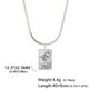thumbnail image 1 of Unift Collar con colgante de tarjeta de Tarot para mujer, joyería de esoterismo de adivinación de bruja, gargantilla de cadena de acero inoxidable con clip, 1 of 2