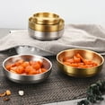 thumbnail image 2 of Reheyre Stainless Steel Seasoning Dish Plate - Sauce Ketchup Rice Container Kitchen Utensils, 2 of 8