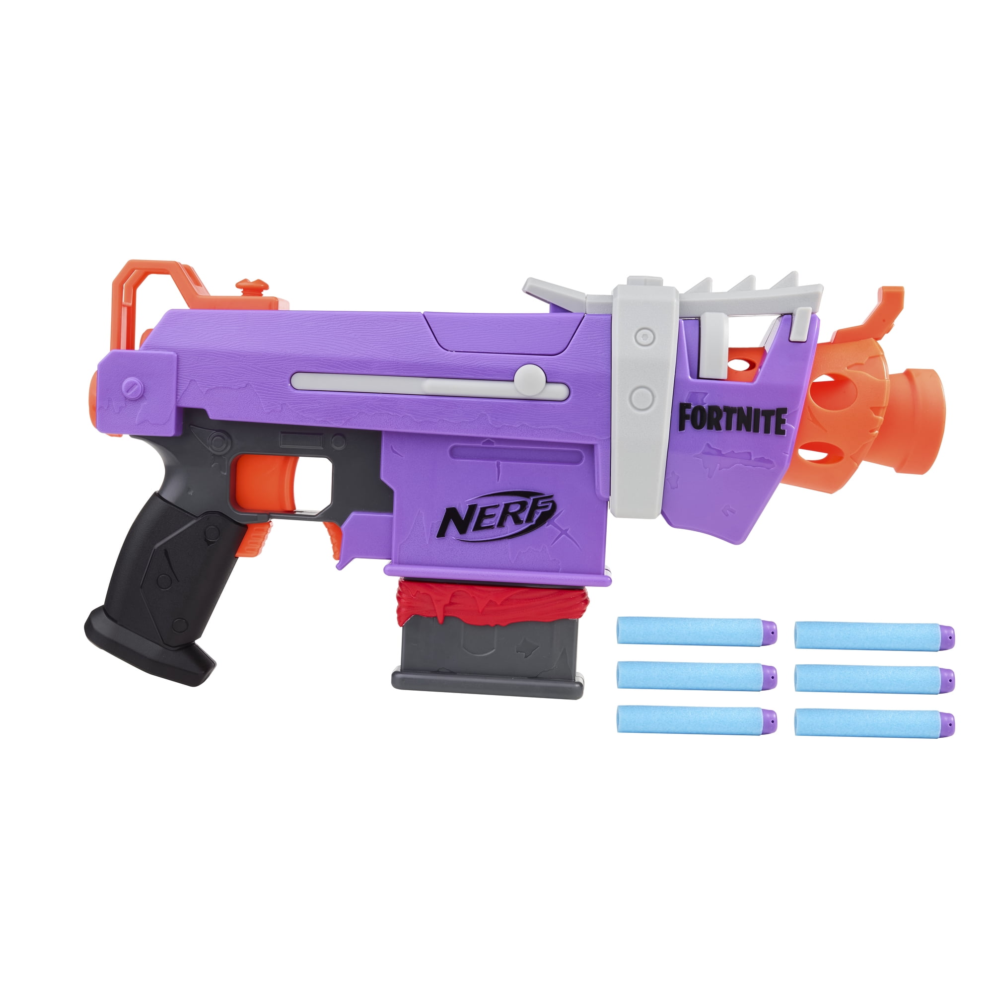 Nerf Fortnite SMG-E Blaster - 6-Dart 