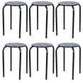 thumbnail image 2 of HOMETRENDS Stackable Metal Stool, 2 of 5