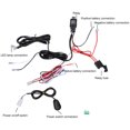 thumbnail image 4 of Kit de arnés de cableado de telar de barra de luz de conducción de trabajo LED profesional con relé de fusible de 12V 40A, modelo: 7 Kuyhfg Sin marca, 4 of 5