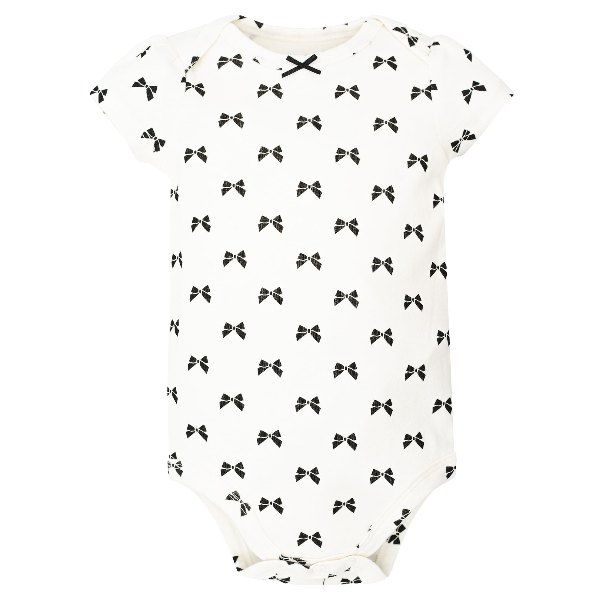Hudson Baby Infant Girls Cotton Bodysuits 5-Pack, Purrfect, Preemie