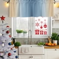 thumbnail image 6 of Blue Yellow Ombre Valances for Windows, Decorative Rod Pocket Window Valance Curtains, Farmhouse Modern Gradient Art Short Curtain Drapes for Kitchen/Bathroom/Living Room, 2 Panels, 42" W x 18" L, 6 of 8