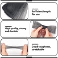 thumbnail image 4 of 50 Yards Stiff Horsehair Braid for DIY Polyester Boning Sewing Wedding Dress Dance Gowns Dress Accessories (Black 1.57Inch), 4 of 9