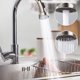 thumbnail image 4 of Grifo extraíble para cocina y baño con extensión telescópica | 3 modos de chorro y rotación de 360 grados | Mezclador de agua caliente y fría | Tamaño 10 x 5,2 cm | Incluye 1 grifo, 4 of 8