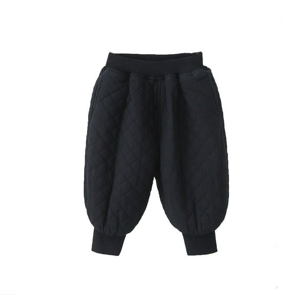 TAIAOJING Toddler Baby Boys Girls Down Snow Pants Windproof Warm Trousers Lightweight Winter Pants Comfort Child Daliywear 2-3 Years