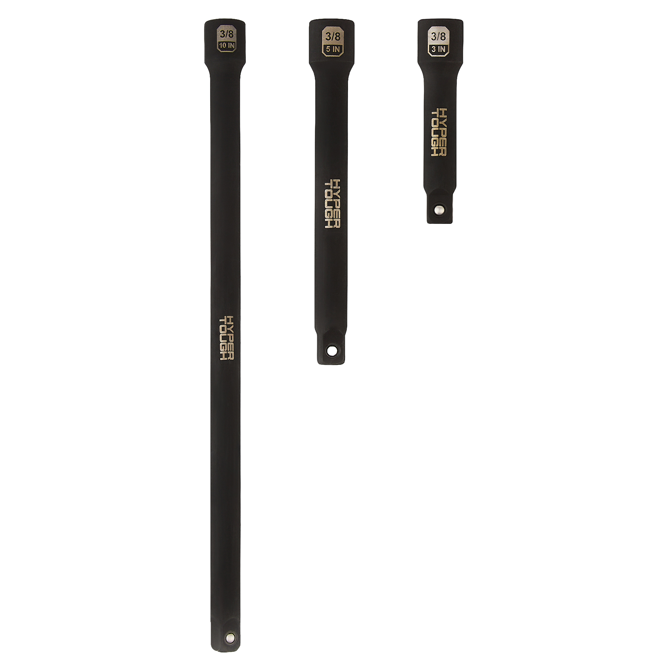 Juego de 3 extensiones de impacto de 3/8 de pulgada Hyper Tough 7