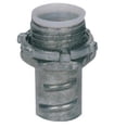 thumbnail image 3 of Screw-In Connectors Insulated Throat for Greenfield/Flex Conduit - Zinc Die Cast 1-1/2", 3 of 3