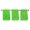 Lime, variant on Embroidered Hand Towels Set of 3, Monogram Initial D, Cotton, Black