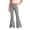 I405 Grey, variant on Curuila Child Girls Flared Pants With Pocket High Waist Plaid Print Pants For Girls Loose Fit Fashion Jogger Trousers Size 5-6 Years