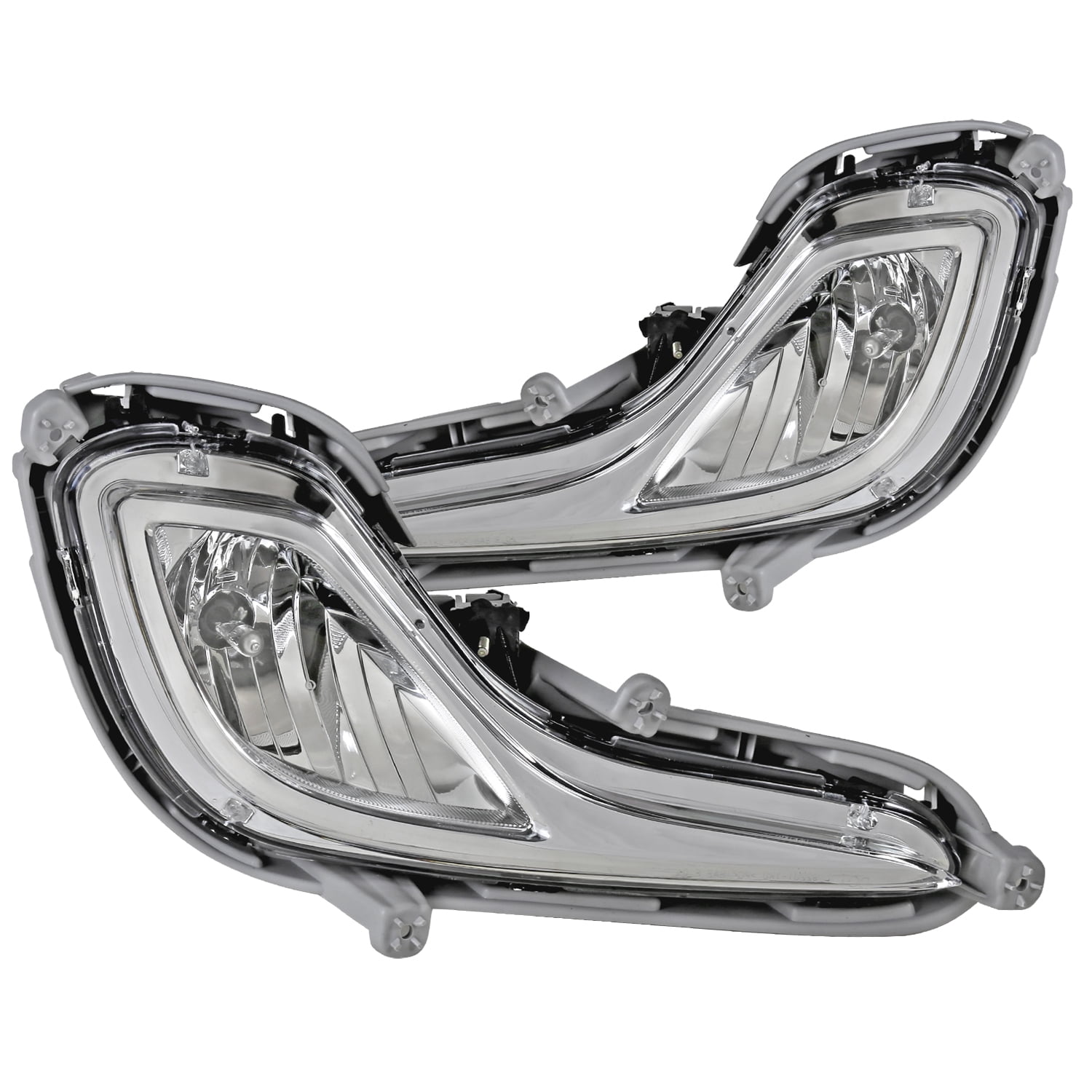 SpecD Tuning Clear Lens Fog Lights + 881 Bulbs + Switch Included for