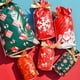 thumbnail image 3 of 2022 Christmas candy bag Santa gift bag Christmas decoration for home Snowflake Noel present bag Christmas wrap Holders new year, 3 of 4