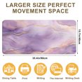 thumbnail image 2 of Desk Mat Large Mouse Pad (35.4 x 15.7 In), Purple and Gold Marble Extended Gaming Mousepad with Stitched Edges for Office/Home, 2 of 7