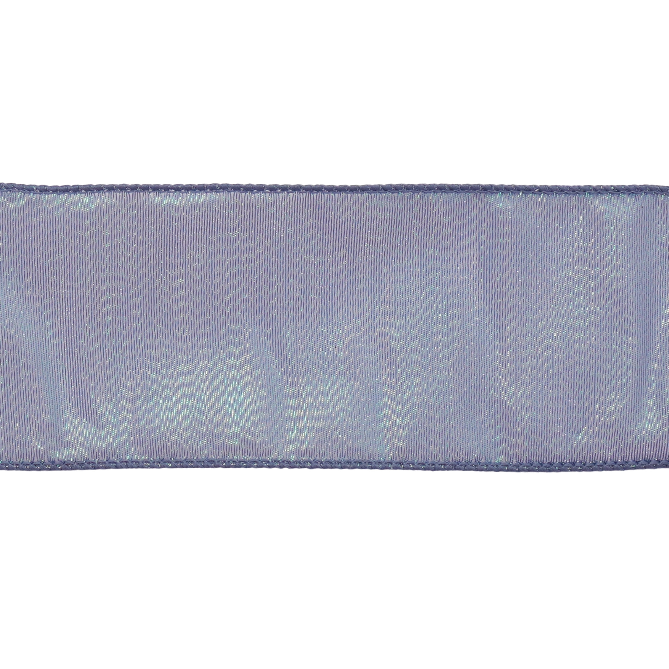 Blue Sheer Christmas Ribbon, 2.5" x 25', by Holiday Time
