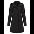 thumbnail image 3 of Chaqueta Impermeable para Mujer con Capucha, Abrigo Impermeable para Mujer, Cortavientos Negro L, 3 of 8