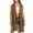 Brown, variant on HaiMao Womens Fringe Vest Clearance 70s Hippie Costume Sleeveless Cowgirl Western Faux Suede Tassel Leather Outerwear Hot Pink 10(XL)
