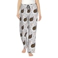 thumbnail image 1 of Balery Cute Swan Pantalones de pijama para mujer, pijamas ultraligeros, pantalones de estar por casa-X-Large, 1 of 6