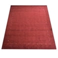 thumbnail image 3 of Rugsotic Carpets Handmade Rugs Hand Knotted Loom Rectangle 6'x9' Red Wool for Indoor Use, 3 of 5