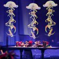 thumbnail image 3 of 1pc Delicate Jellyfish Shaped Hanging Decor Spiral Shaped Pendant Party Decor, 3 of 7