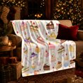 thumbnail image 3 of Whimsical Halloween Bakery Watercolor, Festive Halloween Scene, Warm Flannel Blanket for Kitchen and Dining Room with Detailed Artwork, Art Lovers Halloween Gift, Festive Home Decor, 3 of 9