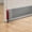 Gray, variant on Vinyl Wall Base Baseboard Molding Trim 4" Flexible Self Adhesive Rubber Wall Base Moulding Trim Peel and Stick Design, 4 Inch x 40 Feet, White