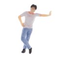 thumbnail image 4 of 1:64 Figuras Diorama Joven Uniforme Chica Niño Japonés para GTR RWB Chico B Sunnimix Figuras de personas en miniatura, 4 of 8
