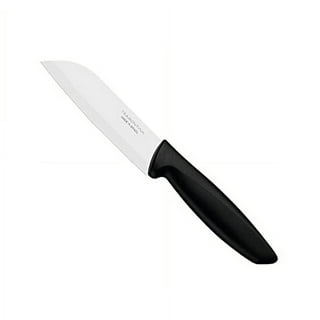 Tramontina Plenus Knife Set With Stainless Steel Blades And Black  Polypropylene Handles 4 Pieces 23498031