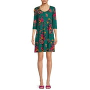 The Pioneer Woman Print Scoop Neck Dress, Women's