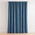 thumbnail image 2 of Lush Decor Glam Pleated Velvet Light Filtering Window Curtain Panels?? Pair 38" W X 84" L Blue?? - Velvet Curtains - Drapes - Blue Curtains - Glam Decor, 2 of 9