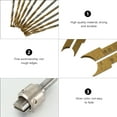 thumbnail image 3 of WRISTBIQUE Small Drill Bit Set Wood Ring Drill Bit Set Steel 24Pcs, 3 of 10