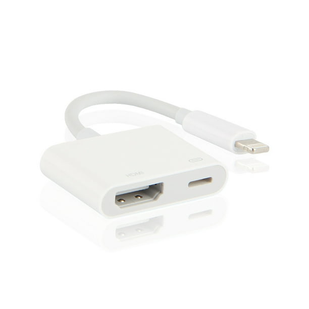 Adaptador Lightning a Hdmi Tv 1080p Hd Digital Av Convertidor de adaptador para Iphone WD.WDQZL Hogar Bodega Aurrera en linea