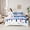 Dodger Blue Pink, variant on Feelyou Snowman Bedding Comforter Set 7pcs for Kids, Christmas Cartoon Cabin Queen Bedding Sets, Western Festival Reversible Queen Sheet Sets, Lightweight Room Decor