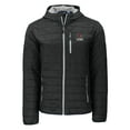 thumbnail image 2 of Men's-Cutter & Buck  Black Louisville Cardinals Rainier Eco PrimaLoft Hooded Full-Zip Jacket, 2 of 3