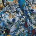 thumbnail image 5 of Orinice Wolfs Flowers Sky Bathroom Decor Set, Multi Size Colorful Luxurious Graphic Print Polyester Fabric Fashion Shower Curtain Set with Hooks 69x72, 5 of 7