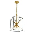 thumbnail image 1 of Artika Clyde Lustre Moderne Mi-Siècle, Noir et Or, 1 of 5
