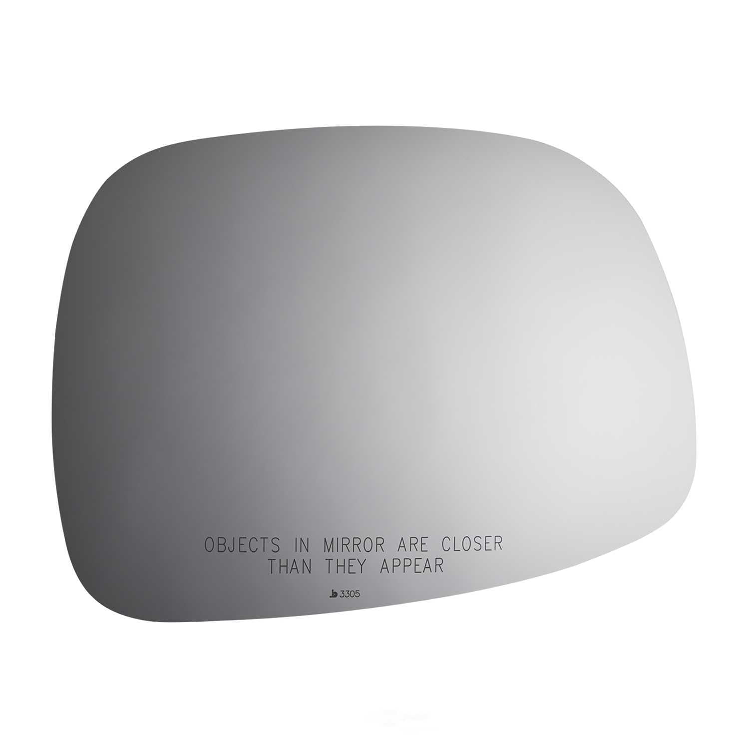 Burco Side View Mirror Replacement Glass - Clear Glass - 3305
