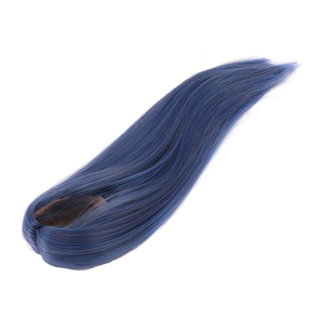 Peluca De Muñeca Para Niña, Seda Suave, Fácil Peinado, Pelo De Muñeca, Pelo Liso, Artesanía, Accesorios Para Muñecas De 7 A 8 Pulgadas