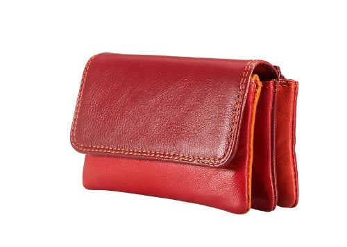 soft leather coin purse