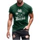 thumbnail image 5 of Hombres Pantalones Cortos de Manga Corta Impresa Casual Cuello Redondo Superior, Camisa de Moda para el Verano Y la Primavera, 5 of 8
