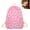 Pink, variant on Cute Cherry Print School Backpack, Lightweight Casual Backpack for School, Waterproof Student Bookbag for Travel & Daily Campus Use