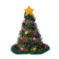 thumbnail image 3 of Santa Claus Holiday Christmas Hats, green and gold Xmas, 3 of 3