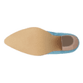 thumbnail image 5 of Dingo Womens Crazy Train Fringe Embroidery Pointed Toe Zippered Cowboy  Ank, 5 of 5