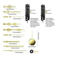 Apooke Precisions Pendulums Triggers Clock Kits with Sound Chimes for